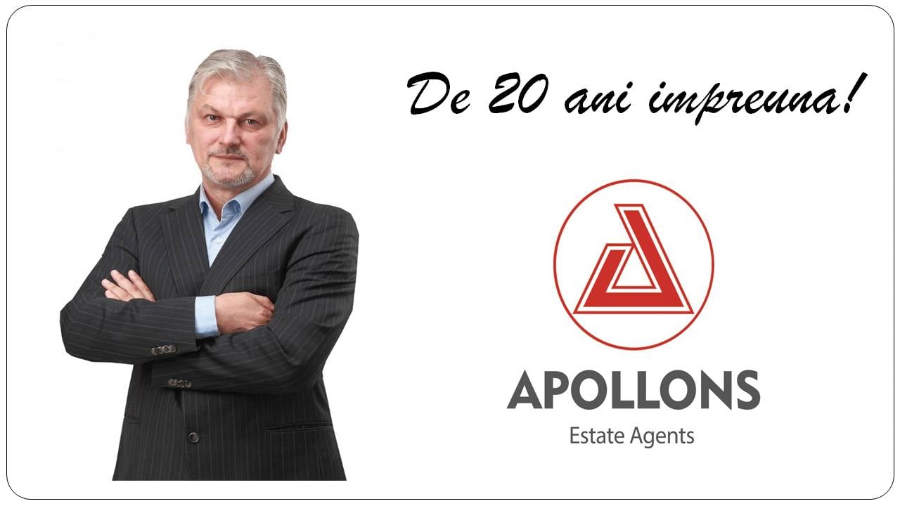 Apollons sărbătoreşte aniversarea a 20 de ani de imobiliare